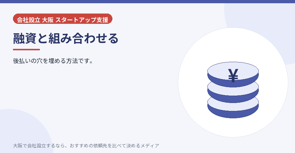 融資と組み合わせる／大阪の会社設立の代行を比べる